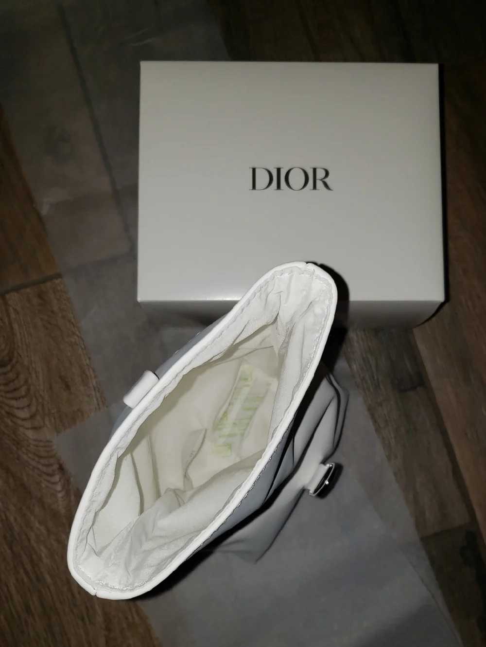 NEW in Box Christian Dior Pouch Trousse Clutch Mini Bag Cosmestic Case White - Picture 7 of 9